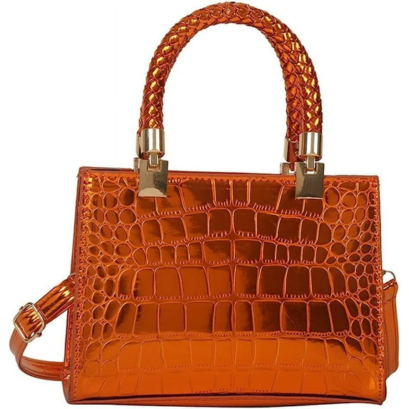 Kukuzhu Women Laser Tote Handbags Chic Trendy Party Shoulder Bag Casual Cute Shiny Crossbody Bag