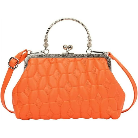 Kukuzhu Women PU Evening Handbags Chic Pleat Soft Wedding Party Evening Clutch Purse Shoulder Bag