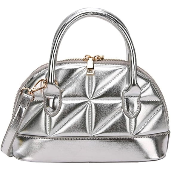 Kukuzhu Women Shell Hobo Bag Tote Bag Small Chic Elegant PU Leather Casual Shoulder Bag