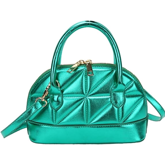 Kukuzhu Women Shell Hobo Bag Tote Bag Small Chic Elegant PU Leather Casual Shoulder Bag