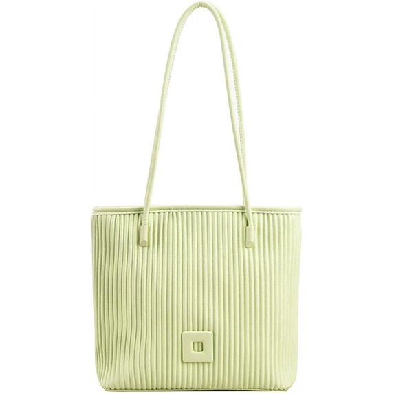 Kukuzhu Women Shoulder Tote Bag Chic Leather Bucket Hobo Bag Casual Tote Bag