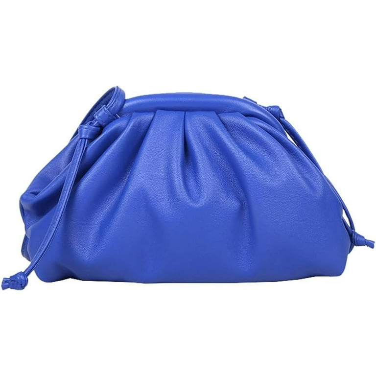 Kukuzhu Women Soft PU Leather Cloud Dumpling Bag Fashion