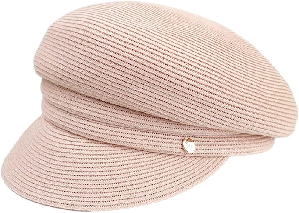 Kukuzhu Women Straw Newsboy Cap Beret Breathable UV Protection Summer