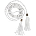 thumbnail image 1 of Kukuzhu Women Tassel Braided Waist Belt Skinny Woven Belt for Dress, 1 of 7