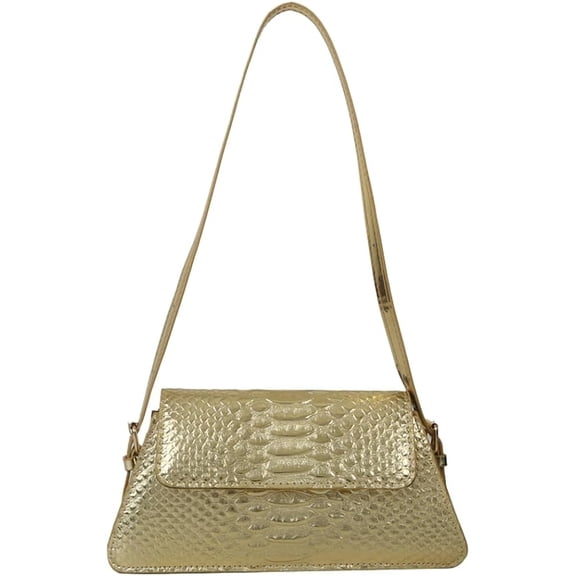 Kukuzhu Women Tote Bag Bright PU Chic Elegant Casual Shoulder Bag