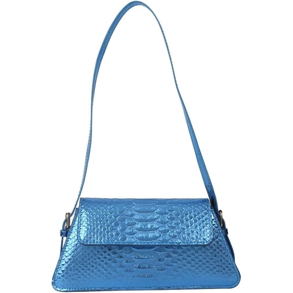 Kukuzhu Women Tote Bag Bright PU Chic Elegant Casual Shoulder Bag