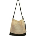 thumbnail image 1 of Kukuzhu Women Tote Bag Large Straw Woven Trendy Shoulder Bag Holiday Beach Work Bag, 1 of 7