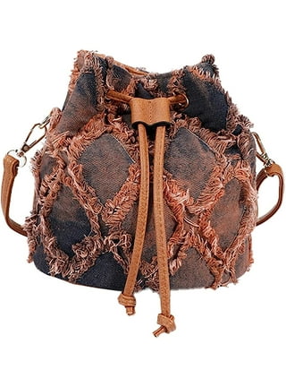 Shoulder Bag for Women 90s Trendy Purse Crocodile Pattern Clutch,Fashion Handbag with Crossbody Strap by Oloey, Women's, Size: Small, Brown