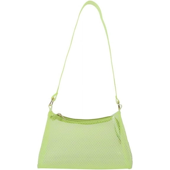 Kukuzhu Women's Clear Satchel Bag Shoulder Bag Chic Handbag Cute Purse Transparent Hobo Bag
