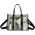 thumbnail image 1 of Kukuzhu Women's Clear Shoulder Satchel Bag Tote Bag Chic Handbag Cute Purse Crossbody Bag Transparent Bag, 1 of 6