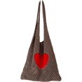 thumbnail image 1 of Kukuzhu Women's Handbags Hobo Bags Knit Bags Mesh Tote Bags Hollow Shoulder Bags Shopping Bags, 1 of 1