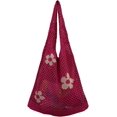 thumbnail image 1 of Kukuzhu Women's Handbags Hobo Bags Knit Bags Mesh Tote Bags Hollow Shoulder Bags Shopping Bags, 1 of 5