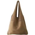 thumbnail image 1 of Kukuzhu Women's Handwoven Tote Bag Crochet Woven Hobo Bag Summer Knitted Cute Shoulder Bag Travel Shopping Grocery, 1 of 8