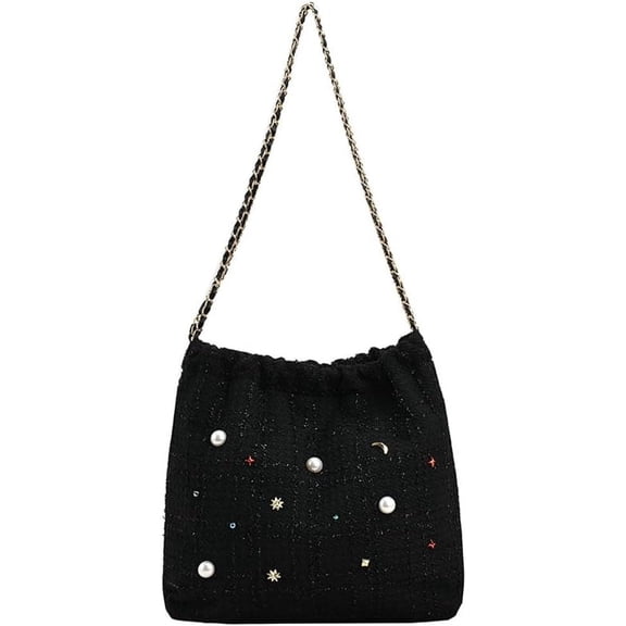 Kukuzhu Women's Hobo Bag Fashion Shoulder Bag Exquisite Handbag Chain Strap Purse Top Handle Bag Totes