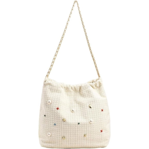 Kukuzhu Women's Hobo Bag Fashion Shoulder Bag Exquisite Handbag Chain Strap Purse Top Handle Bag Totes