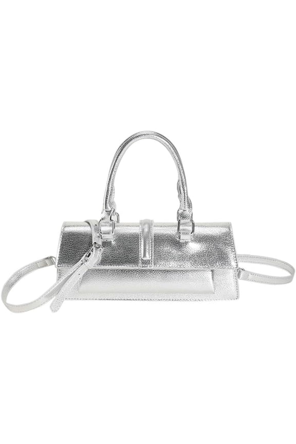 Women's Hobo Bag PU Leather Crossbody Shoulder Bag Shiny Totes Handbag Fashion Purse Underarm Satchels