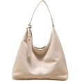thumbnail image 1 of Kukuzhu Women's Hobo Bag PU Leather Shoulder Bag Large Handbag Totes Versatile Purse Top Handle Bag Commuting, 1 of 7