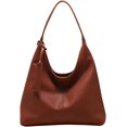 thumbnail image 1 of Kukuzhu Women's Hobo Bag PU Leather Shoulder Bag Large Handbag Totes Versatile Purse Top Handle Bag Commuting, 1 of 7