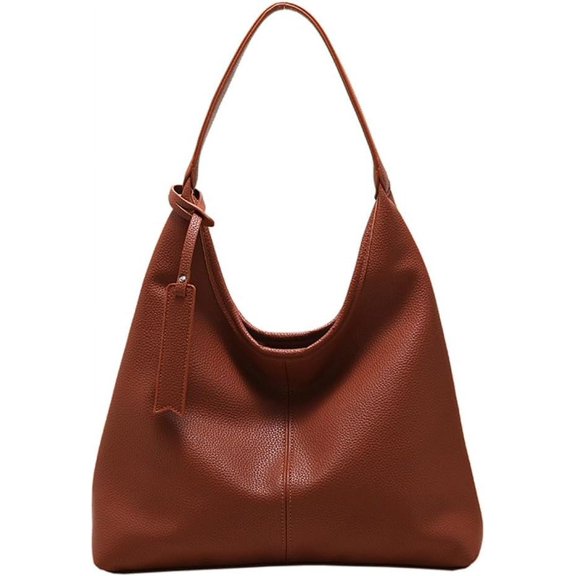 Kukuzhu Women's Hobo Bag PU Leather Shoulder Bag Large Handbag Totes Versatile Purse Top Handle Bag Commuting