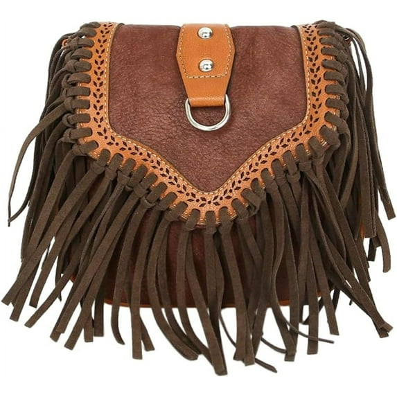 Kukuzhu Women's Hobo Bag PU Leather Shoulder Crossbody Bag Retro Handbag Totes Purse Travl Top Handle Bag with Tassel