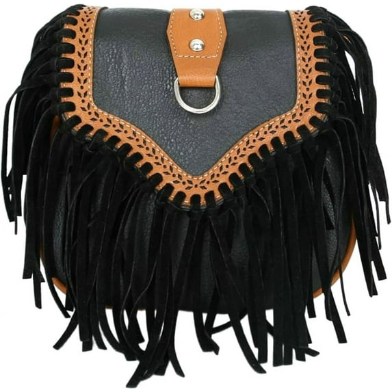 Kukuzhu Women's Hobo Bag PU Leather Shoulder Crossbody Bag Retro Handbag Totes Purse Travl Top Handle Bag with Tassel