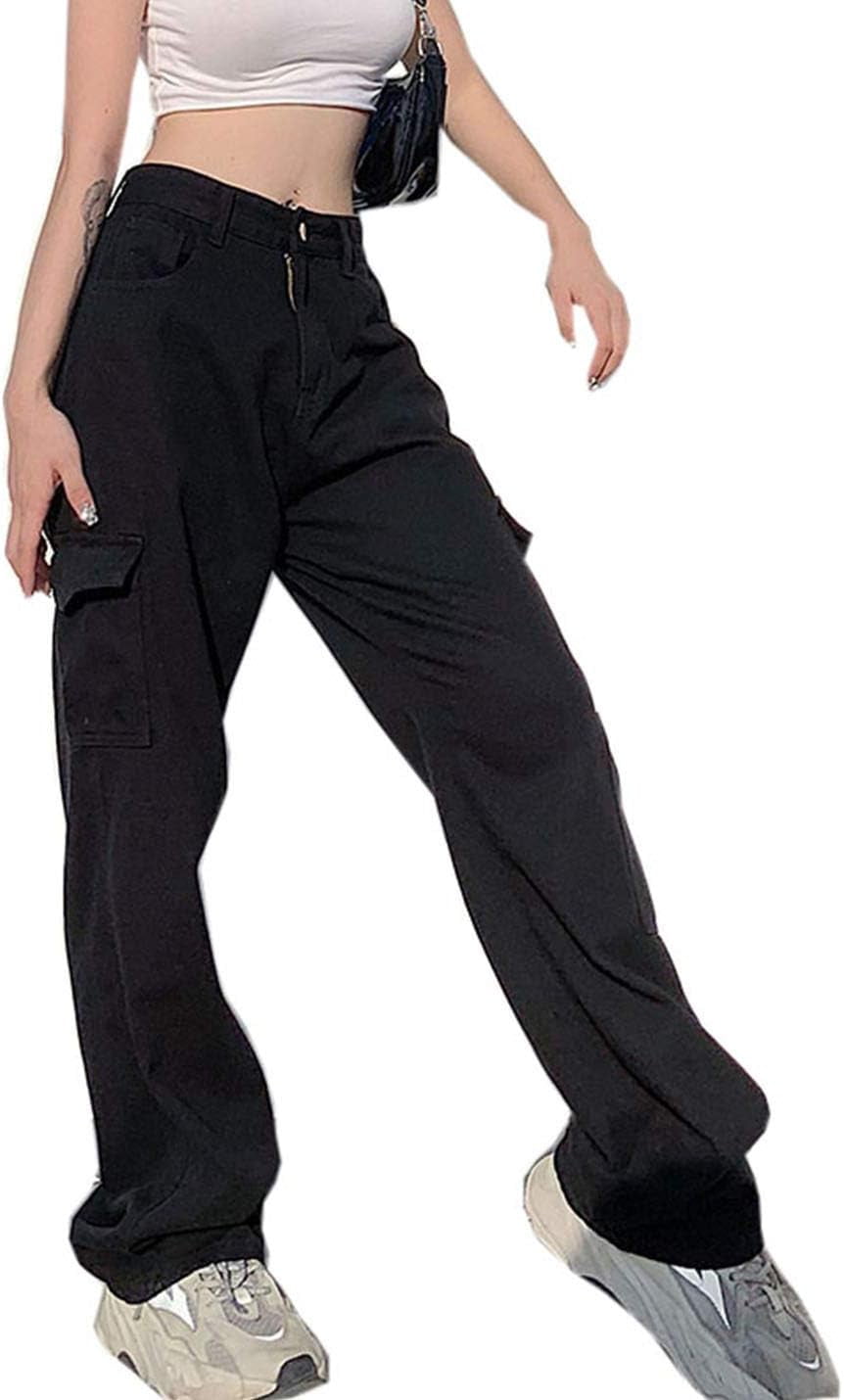 KUKU Wide-leg High Waisted Pants Black Women Pants