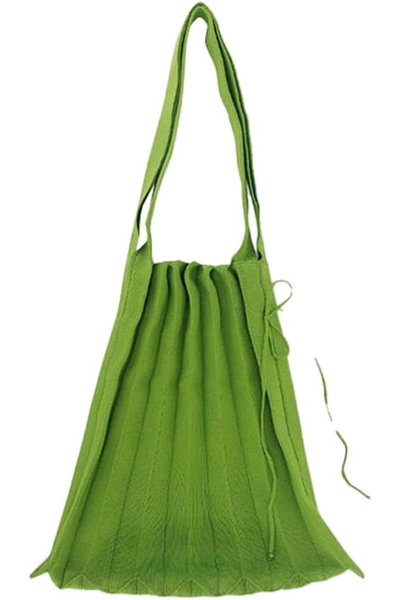 Women's Knitted Tote Hobo Bag Elastic Shoulder Handbag Handmade Knit Crochet Bag Cute Purse for Travel