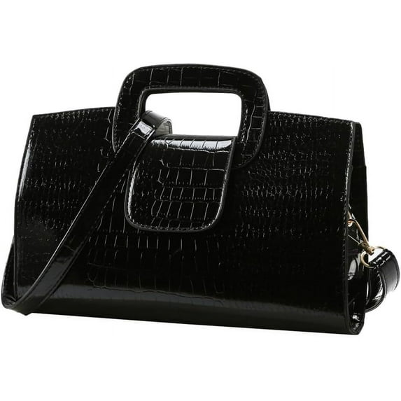 Kukuzhu Women's Large Hobo Bag Satchel Purses Handbag Crocodile Pattern PU Leather Crossbody Shoulder Bag Elegant Totes