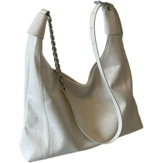 Kukuzhu Women's Large PU Leather Shoulder Bag Hobo Crossbody Handbag Purse Casual Soft Totes Fashion Top Handle Satchels