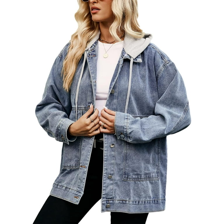 Oversized vintage jean jacket online
