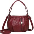 thumbnail image 1 of Kukuzhu Women's PU Leather Hobo Bag Fashion Satchel Bucket Purses Handbag Vintage Crossbody Shoulder Bag Elegant Totes, 1 of 6