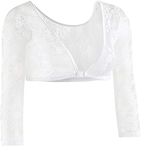 Women See-Through Mesh Tops Rhinestone Party Cocktail Crop Tops