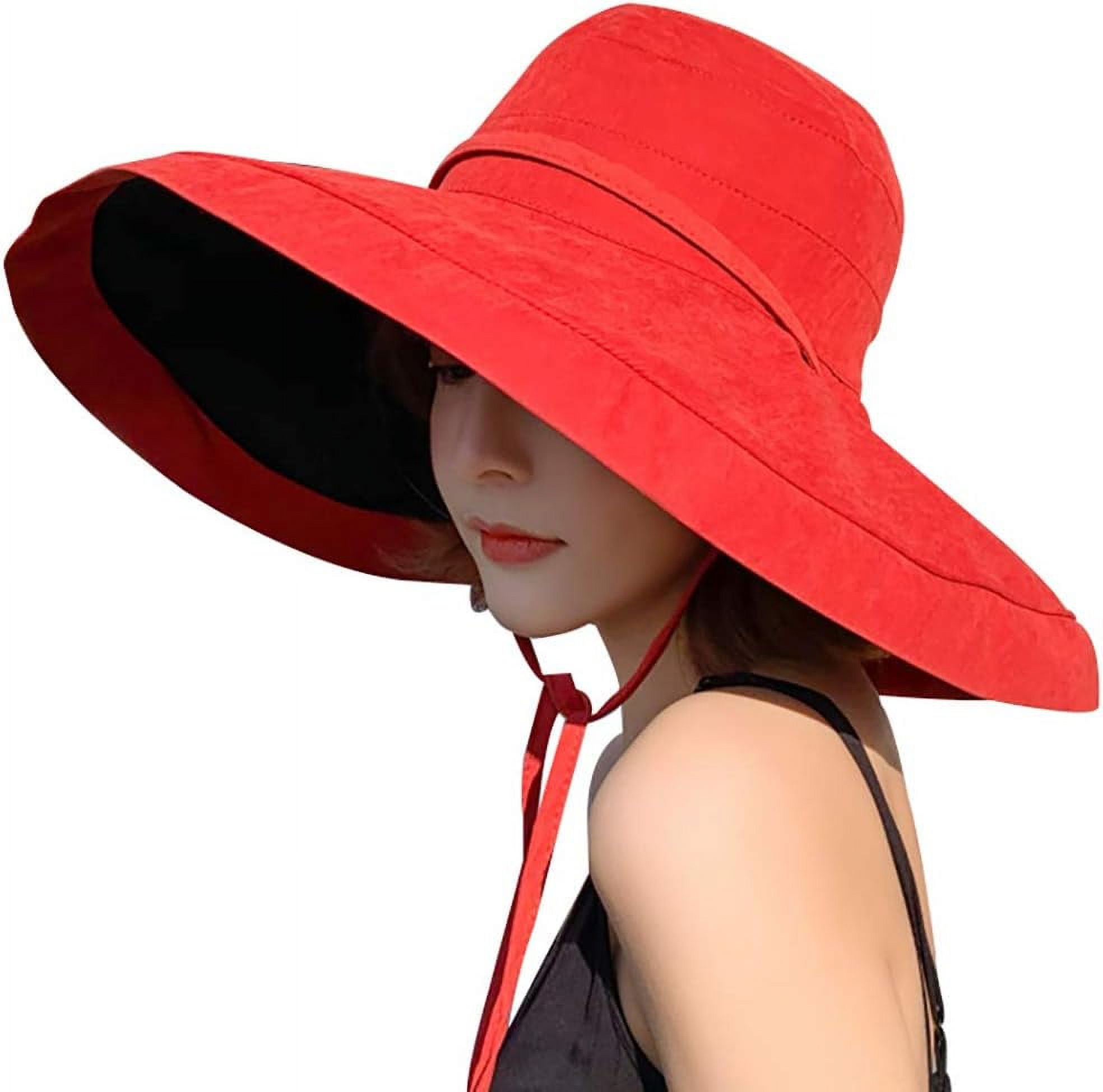 Kukuzhu Women's Sun Hat Packable Reversible Bucket Hat UV Sun ...