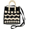 thumbnail image 1 of Kukuzhu Women’s Tote Bag Knitted Shoulder Bag Tote Bag Cute Wave Crossbody Handbag Small Purse Satchels, 1 of 8