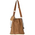 thumbnail image 1 of Kukuzhu Womens Drawstring Bucket Bag Designer Shoulder Crossbody Bag Fashion 2 in 1 Zip Hobo Handbags with Coin Purse, 1 of 8