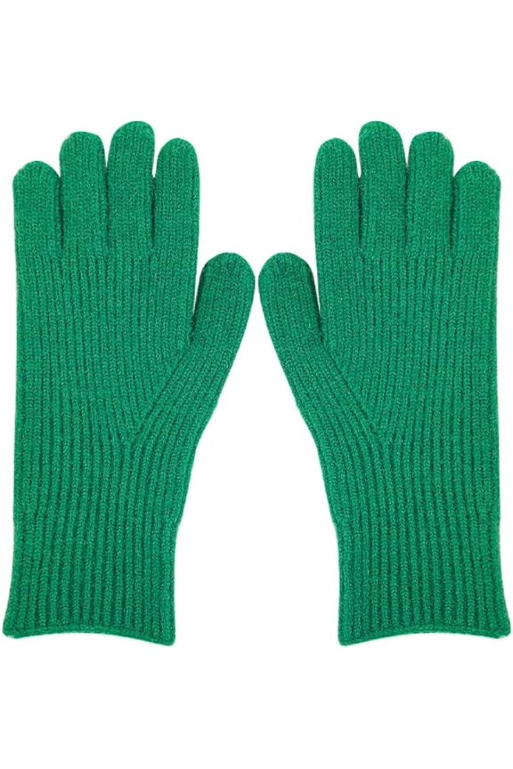Womens Girls Touchscreen Texting Knit Winter Gloves Cute Aesthetics Winter Warm Wrist Length Mittens