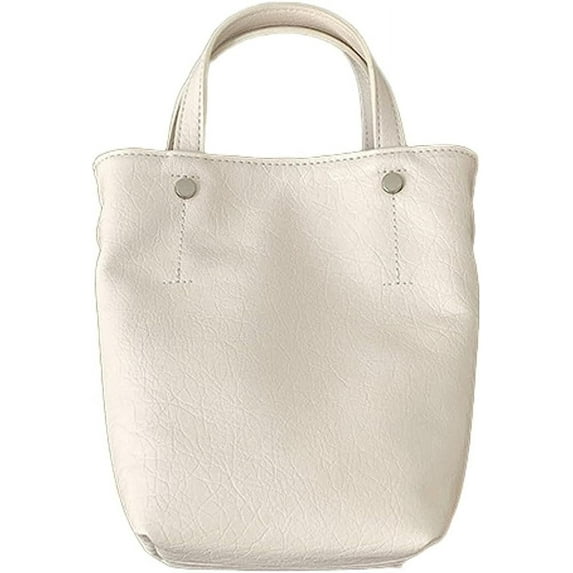 Kukuzhu Womens Small Bucket Bag Magnetic Leather Crossbody Bag Vintage Tote Shoulder Bag Hobo Purses Bag