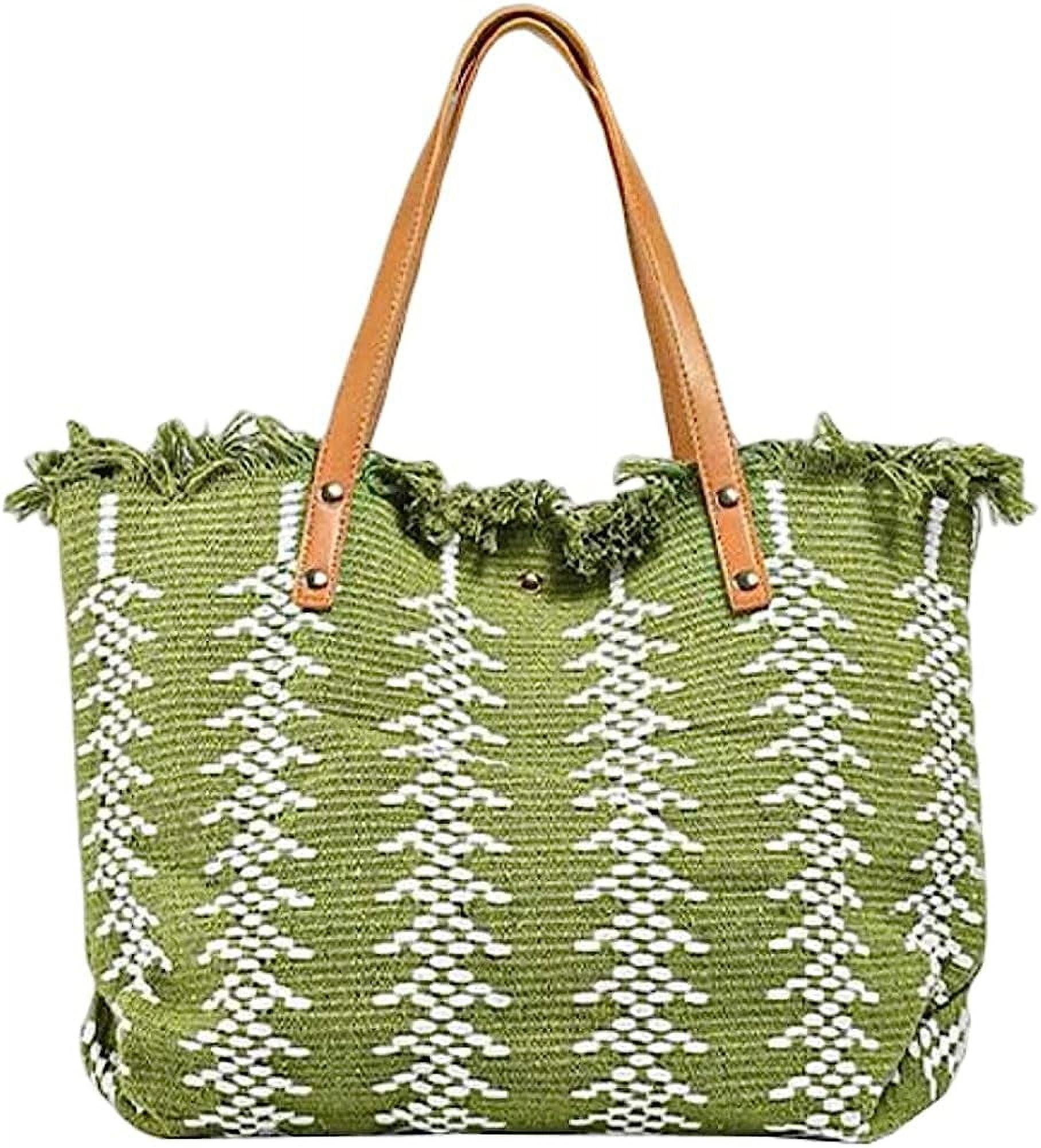 Kukuzhu Womens Tote Bag Purse Straw Hobo Handbag Large Shoulder Bag ...