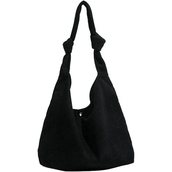 Kukuzhu Womens Tote Bag Shoulder Bag Corduroy Messenger Bag Handbags Chic Hobo Bag Purses for Women Shopping Travel