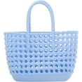 thumbnail image 1 of Kukuzhu Woven Jelly Bag, Rubber Tote Bag Waterproof Travel Bags for Women Washable Totes Handbag for Sports Beach Pool, 1 of 8