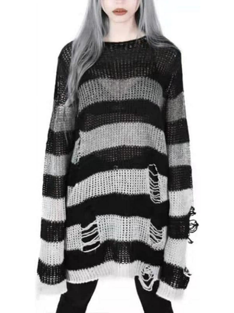 トップス soloist cut off sleeve grunge sweater トップス soloist cut off sleeve grunge sweater Women Punk