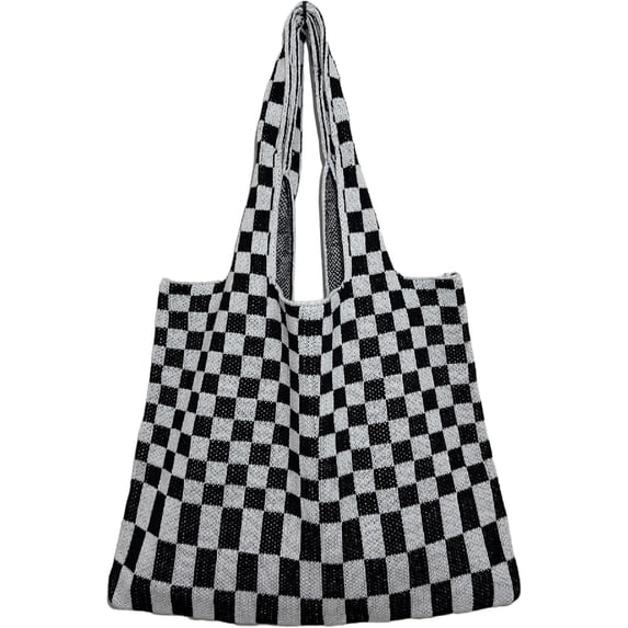 Kukuzhu Y2k Aesthetic Tote Bag Aesthetic Y2k Bag Crochet Tote Bag Aesthetic Tote Bags Aesthetic Y2k Purse