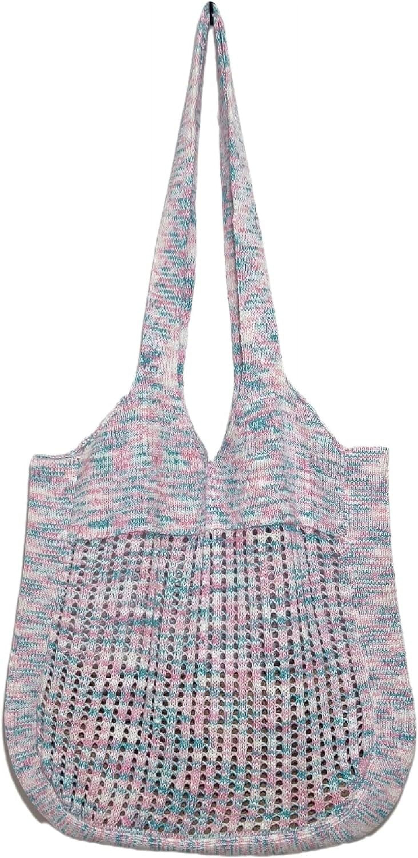 Kukuzhu Y2k Aesthetic Tote Bag Aesthetic Y2k Bag Crochet Tote Bag Aesthetic Tote Bags Aesthetic Y2k Purse
