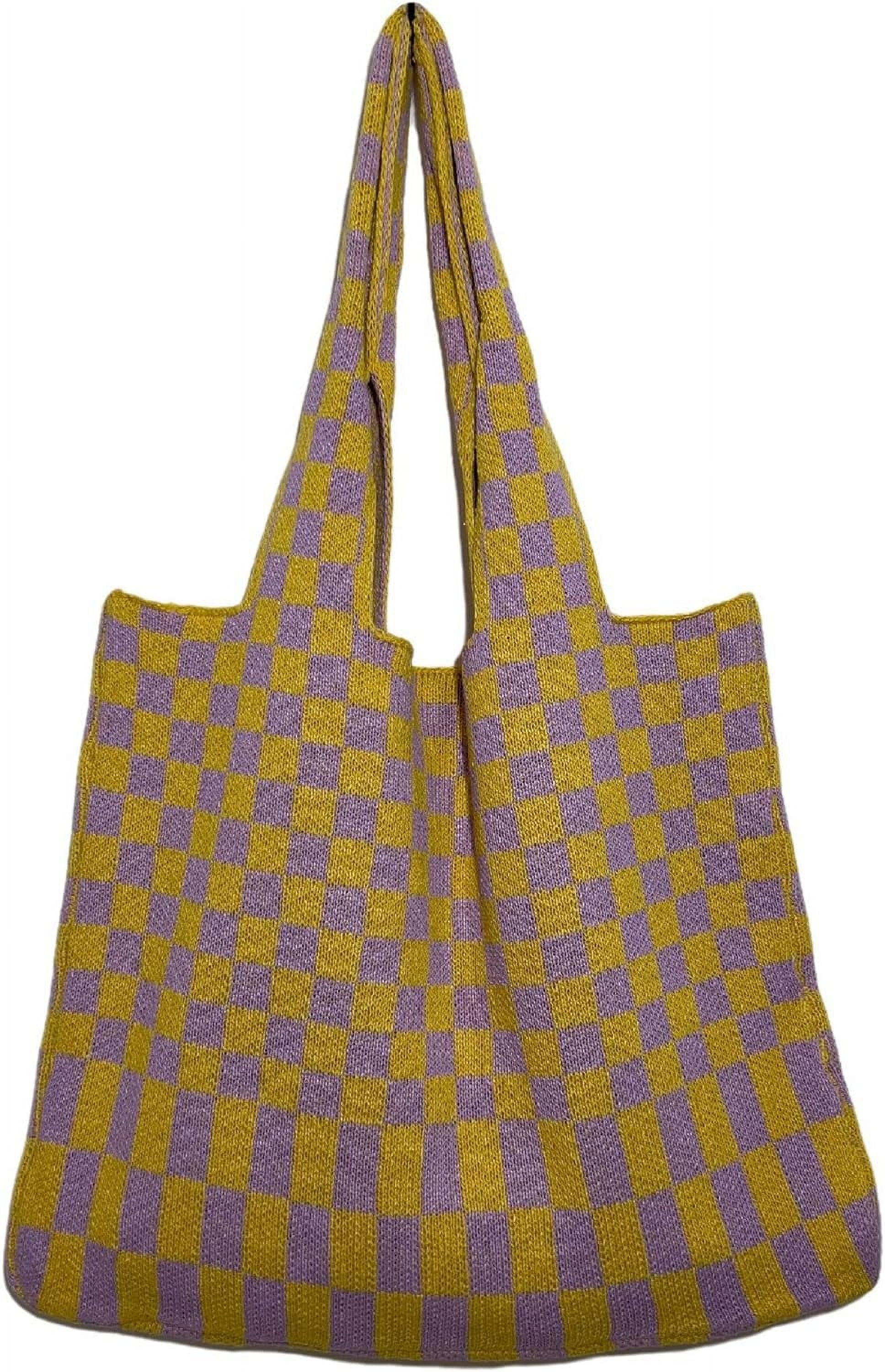 Kukuzhu Y2k Aesthetic Tote Bag Aesthetic Y2k Bag Crochet Tote Bag Aesthetic Tote Bags Aesthetic Y2k Purse