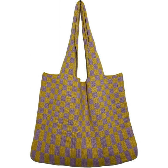 Kukuzhu Y2k Aesthetic Tote Bag Aesthetic Y2k Bag Crochet Tote Bag Aesthetic Tote Bags Aesthetic Y2k Purse