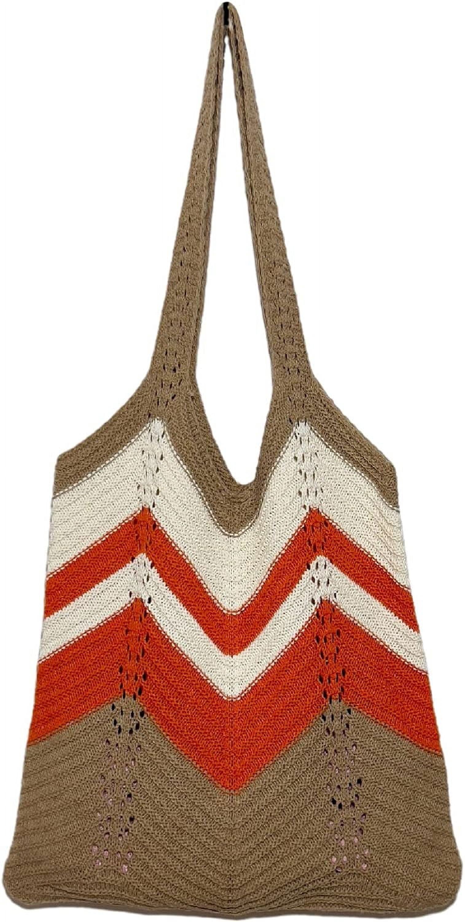 Kukuzhu Y2k Aesthetic Tote Bag Aesthetic Y2k Bag Crochet Tote Bag Aesthetic Tote Bags Aesthetic Y2k Purse