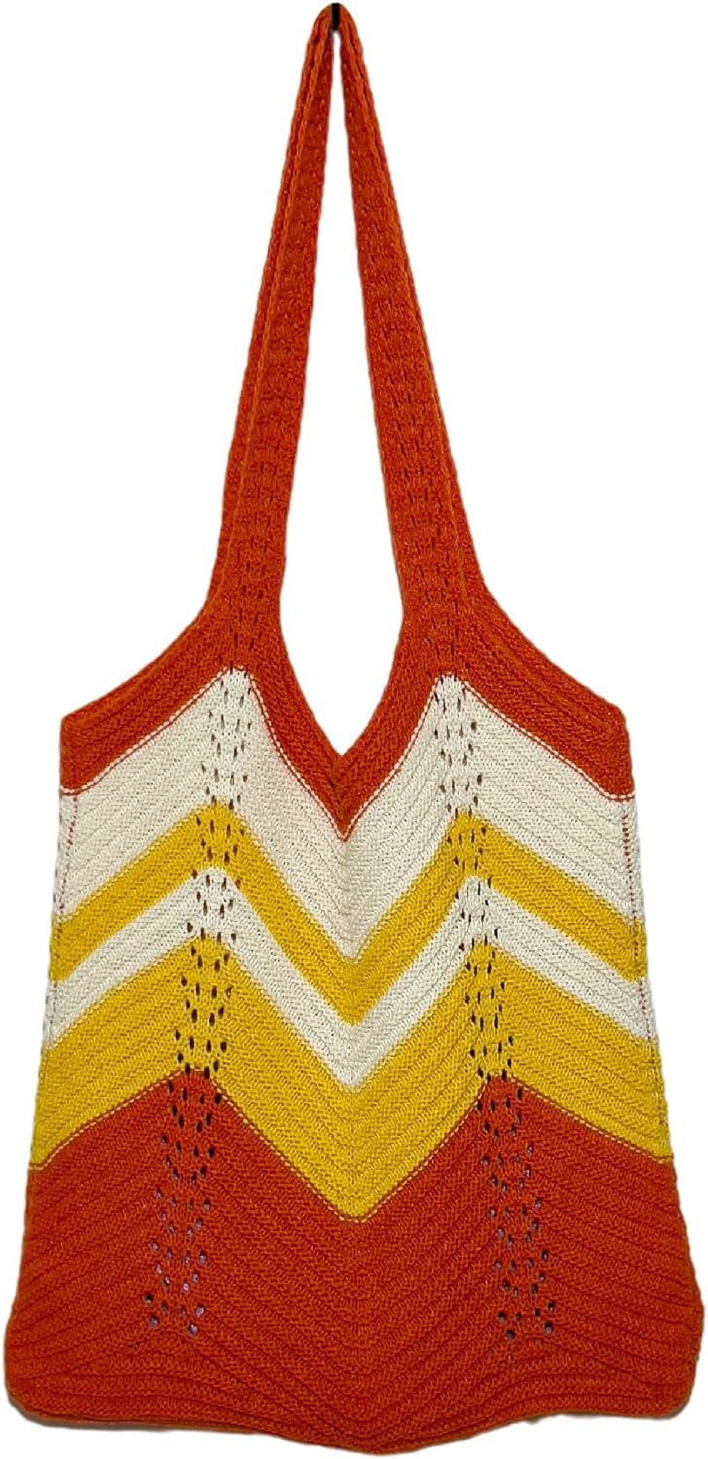 Kukuzhu Y2k Aesthetic Tote Bag Aesthetic Y2k Bag Crochet Tote Bag Aesthetic Tote Bags Aesthetic Y2k Purse