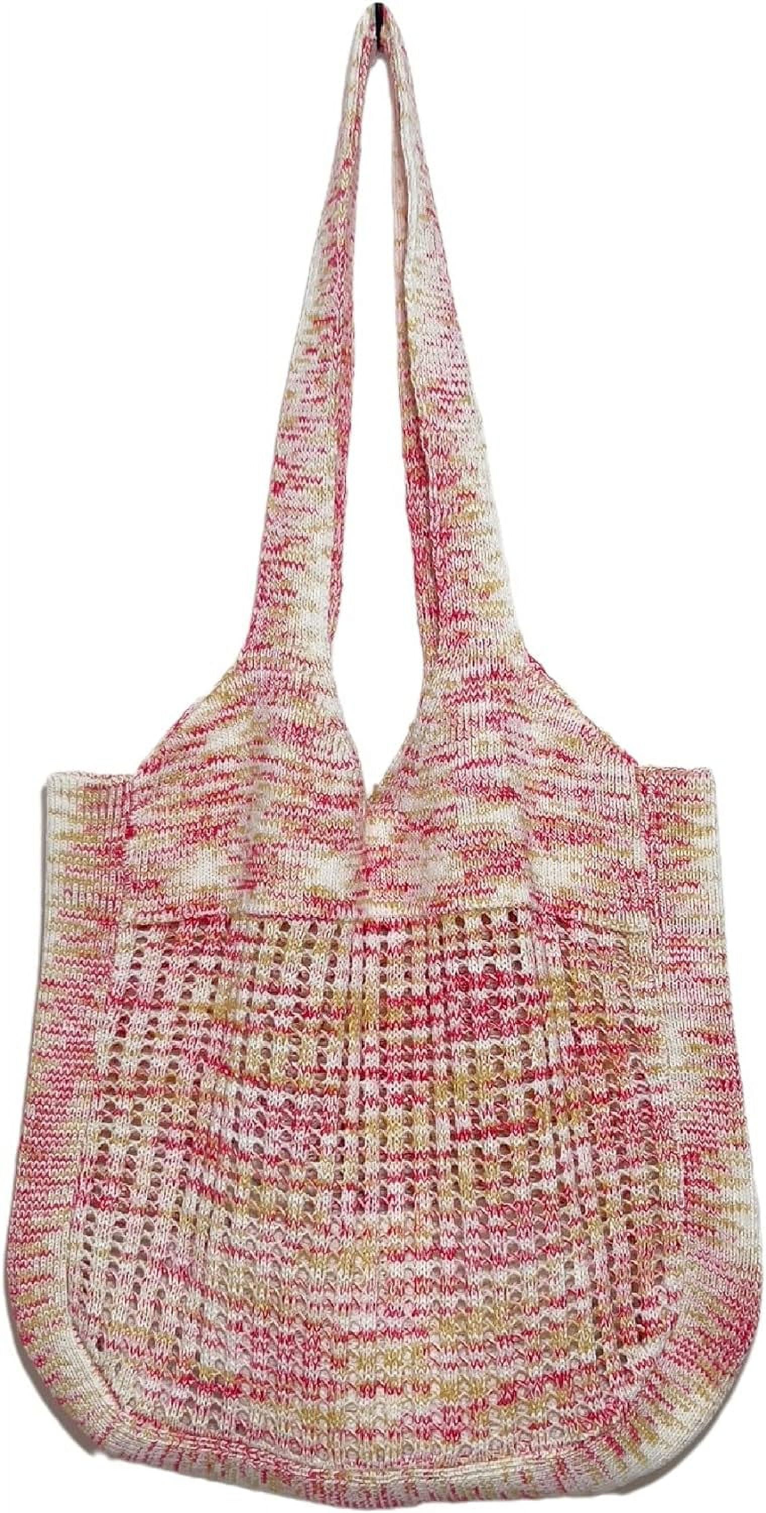 Kukuzhu Y2k Aesthetic Tote Bag Aesthetic Y2k Bag Crochet Tote Bag Aesthetic Tote Bags Aesthetic Y2k Purse