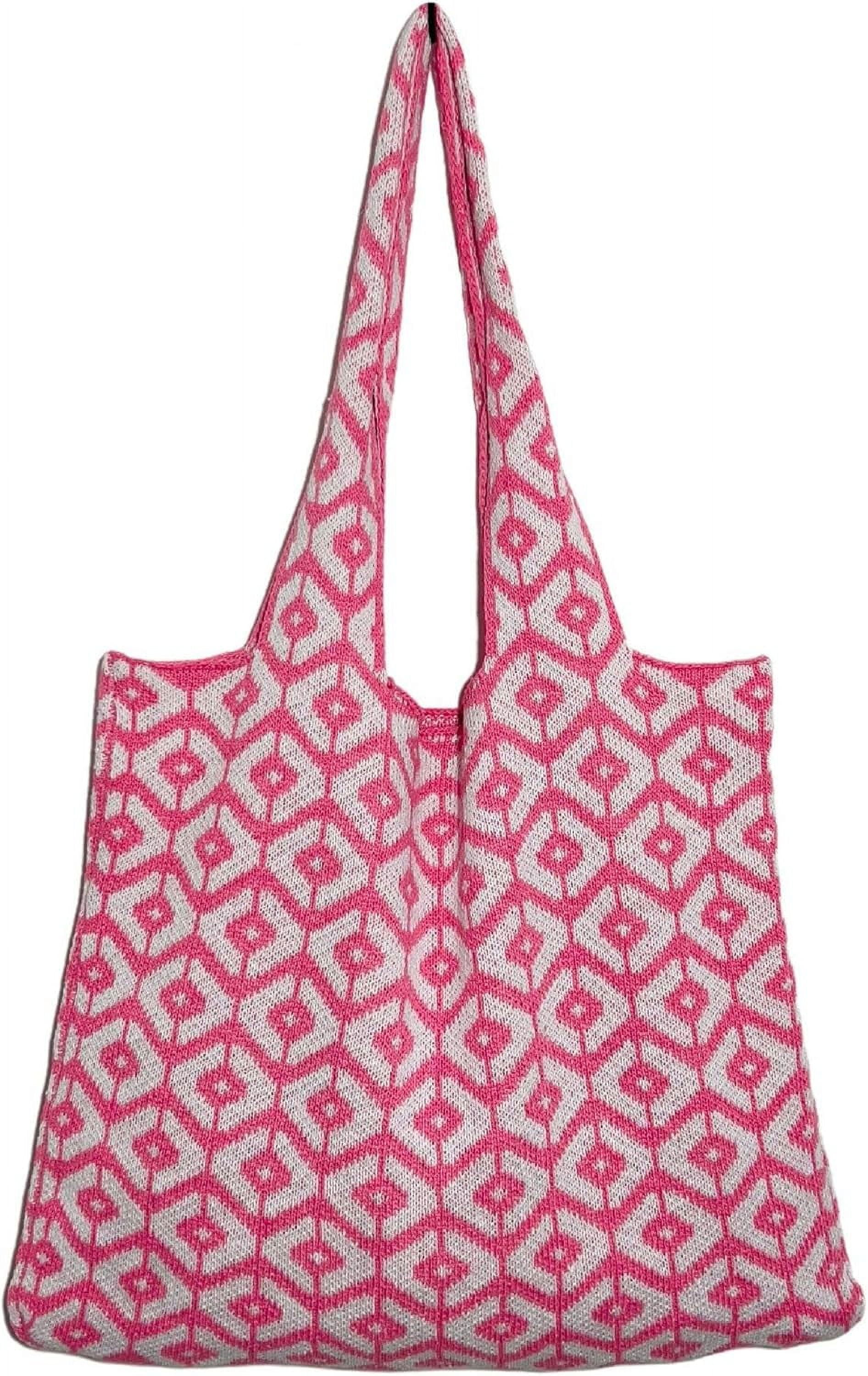 Kukuzhu Y2k Aesthetic Tote Bag Aesthetic Y2k Bag Crochet Tote Bag Aesthetic Tote Bags Aesthetic Y2k Purse
