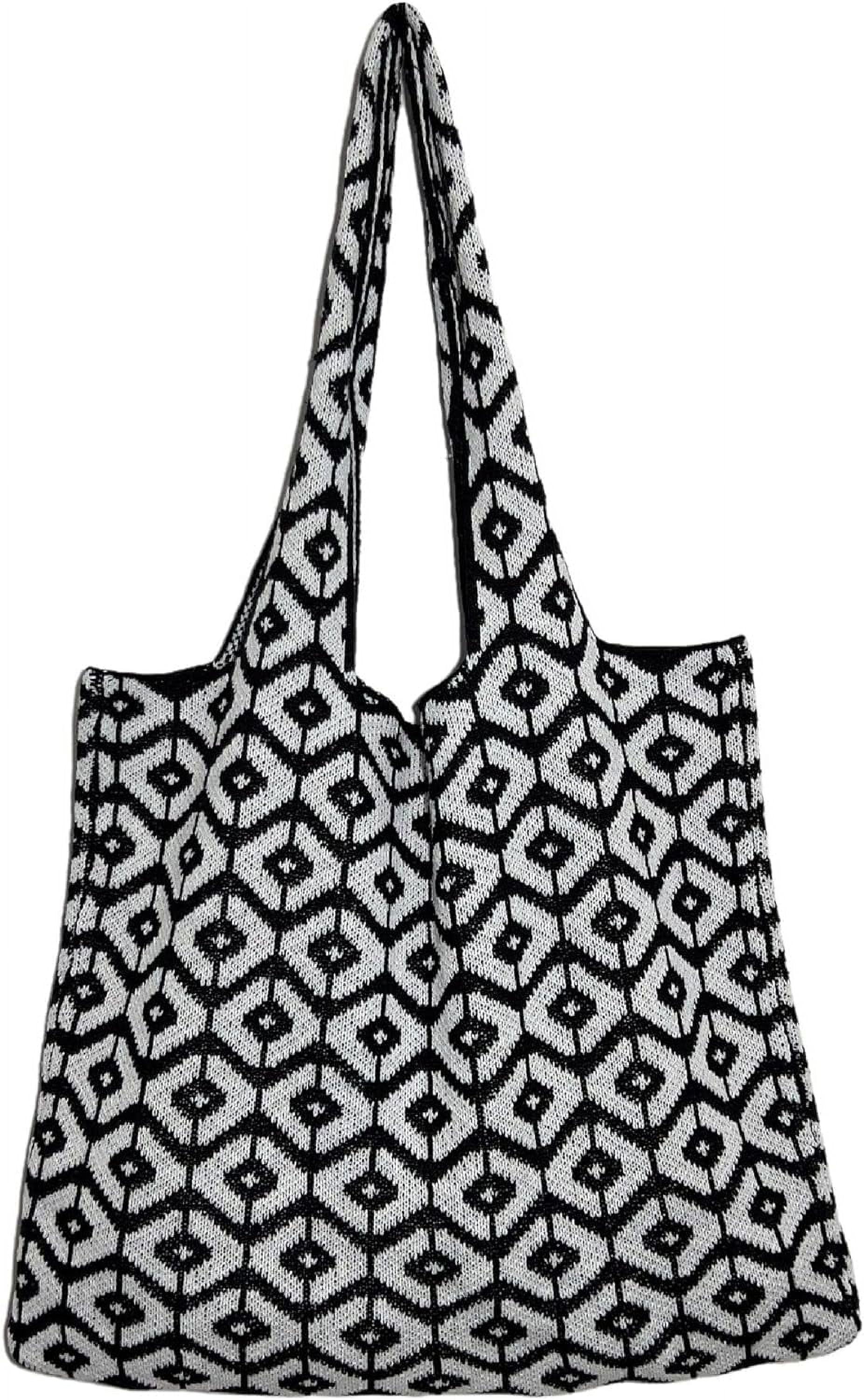 Kukuzhu Y2k Aesthetic Tote Bag Aesthetic Y2k Bag Crochet Tote Bag Aesthetic Tote Bags Aesthetic Y2k Purse
